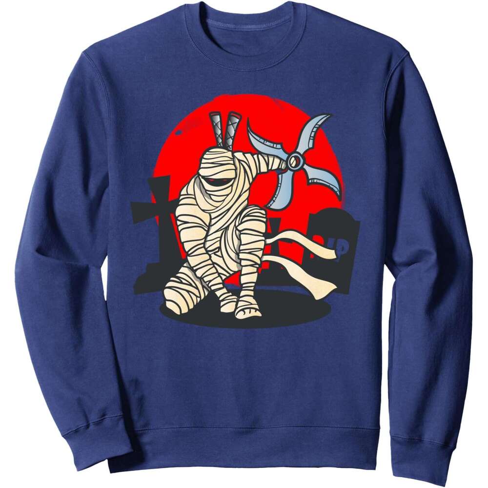 Long Sleeve Shirts for Men sweatshirt Halloween Costume Mummy Ninja Funny Soldier Gift Sweatshirt Tee Streetwear Casual tops clothes 2025