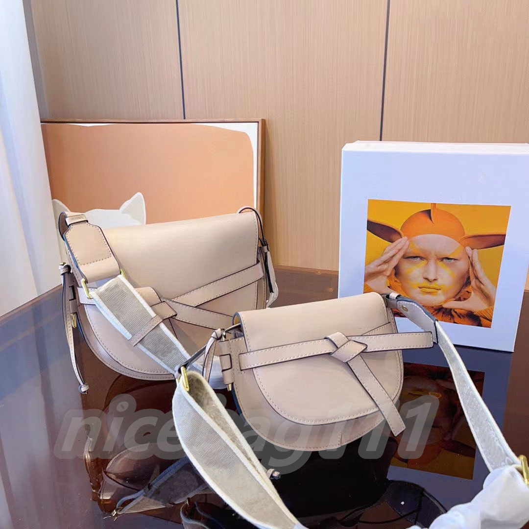 Evening Bags Shoulder Bags designer saddles bag womens shoulder handbag high-end real cowhide bow clamshell wallet luxury alphabet broadband sub crossbody bag