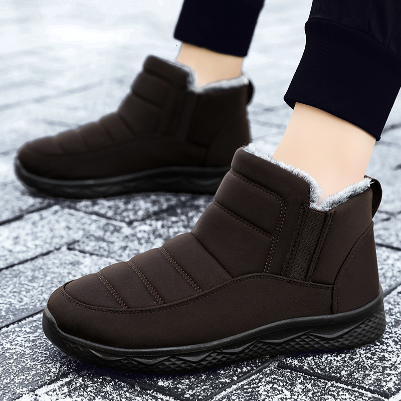 Ddmysports Winter New Live Streaming Snow For Men With Thick Boots Plush Both S And Women Warm Couple Cotton Shoes OUTDOOR