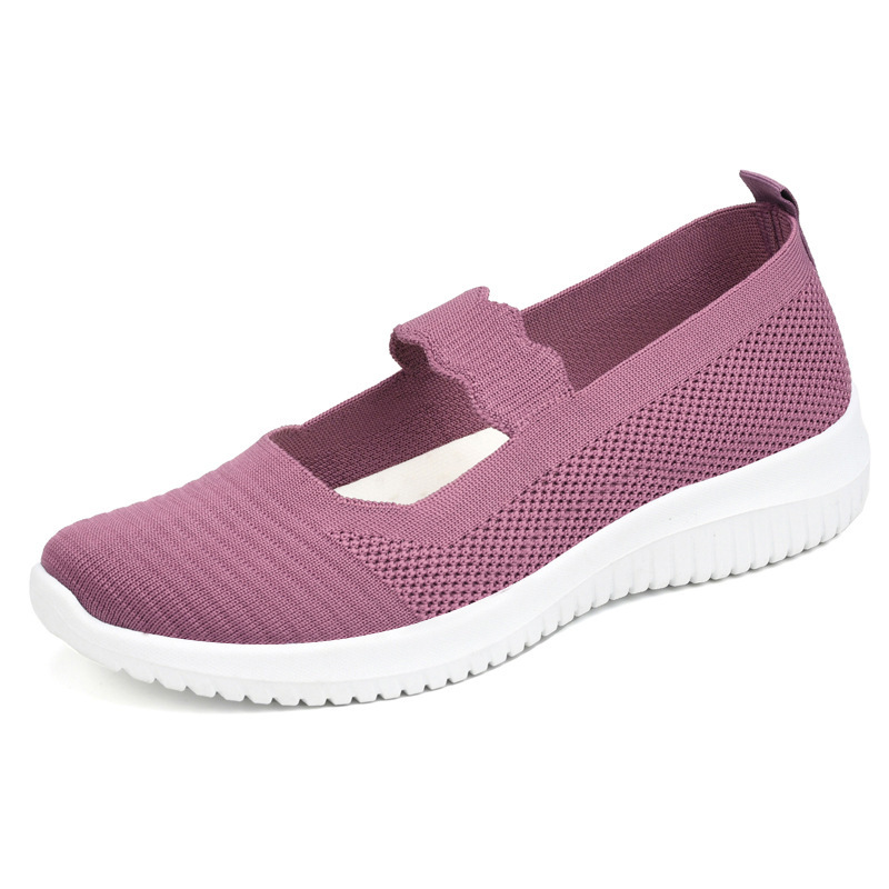 Ddmysports Spring And Summer New Casual Fashionable Shallow Mouth Mom S One Step Shoes Large Size Women OUTDOOR