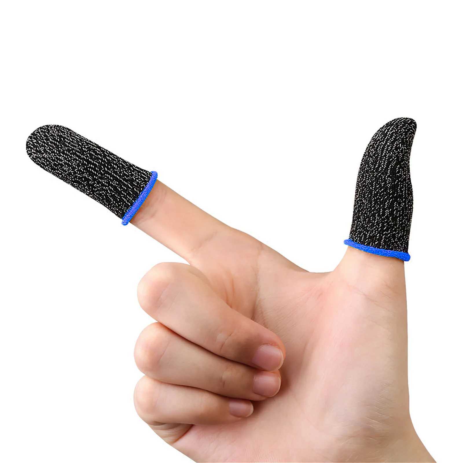 Thumb Fingertip Sleeves Sweatproof Lightweight For Gamer For Pubg Finger Cots High Sensitivity Ultra-thin Gaming Accessories Y240817