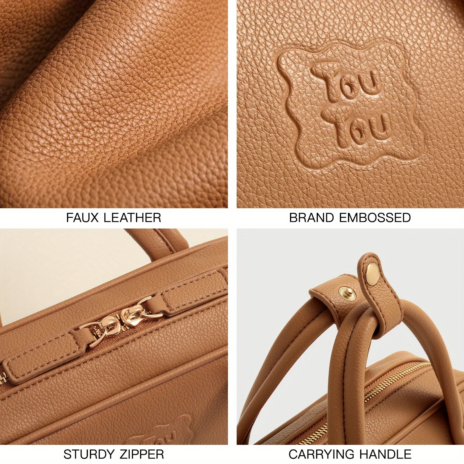 TOUTOU Fall and Winter Handbag y Retro Ladies Shoulder Bag Daily Travel Use Boston 240817