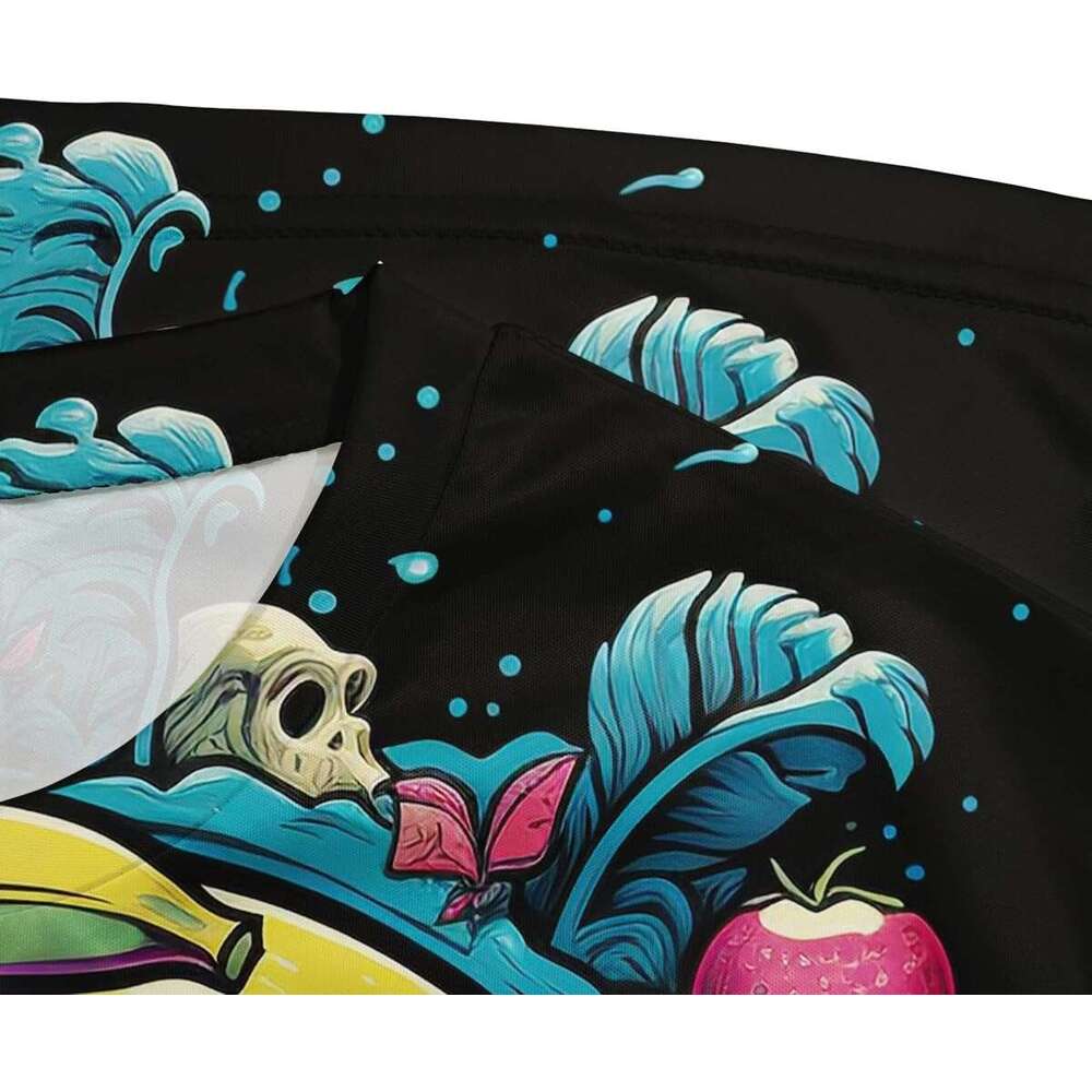 Halloween Mens T shirt Novelity 3D Print T-Shirts Hawaiian Style Fruit Skull Short Sleeve Tee Top shirts tshirt graphic tee Casual tops summer clothes