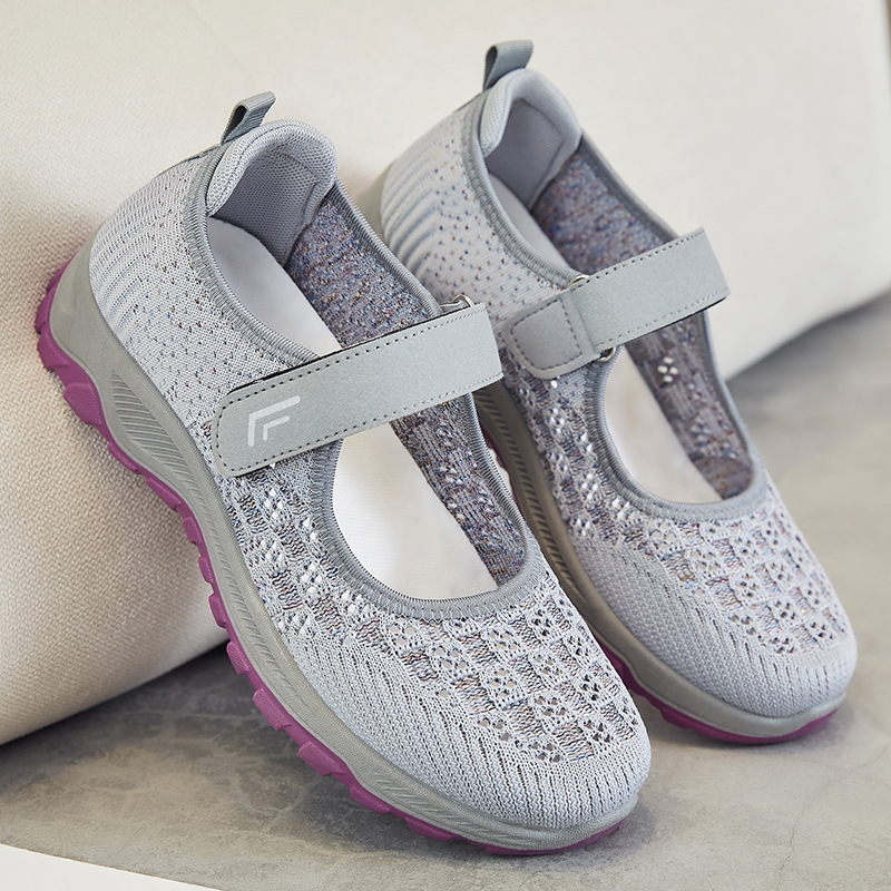 Ddmysports Mom S Spring Autumn New Mesh Women Old Beijing Cloth Middle Aged And Walking Shoes Soft Soled Elderly OUTDOOR
