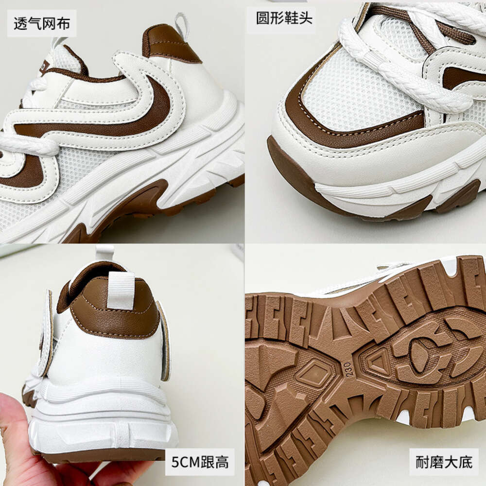 Ddmysports Ins Korean Version Low Top Dad Shoes For Women Autumn New Breathable Student Sports Height Increasing Casual CJ OUTDOOR