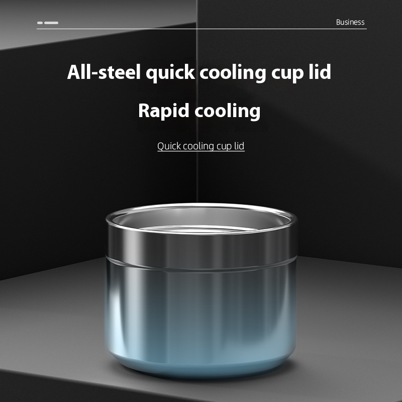 Insulated cup, large capacity Kung Fu braised tea set, men's and women's tea, portable business sports tea cup