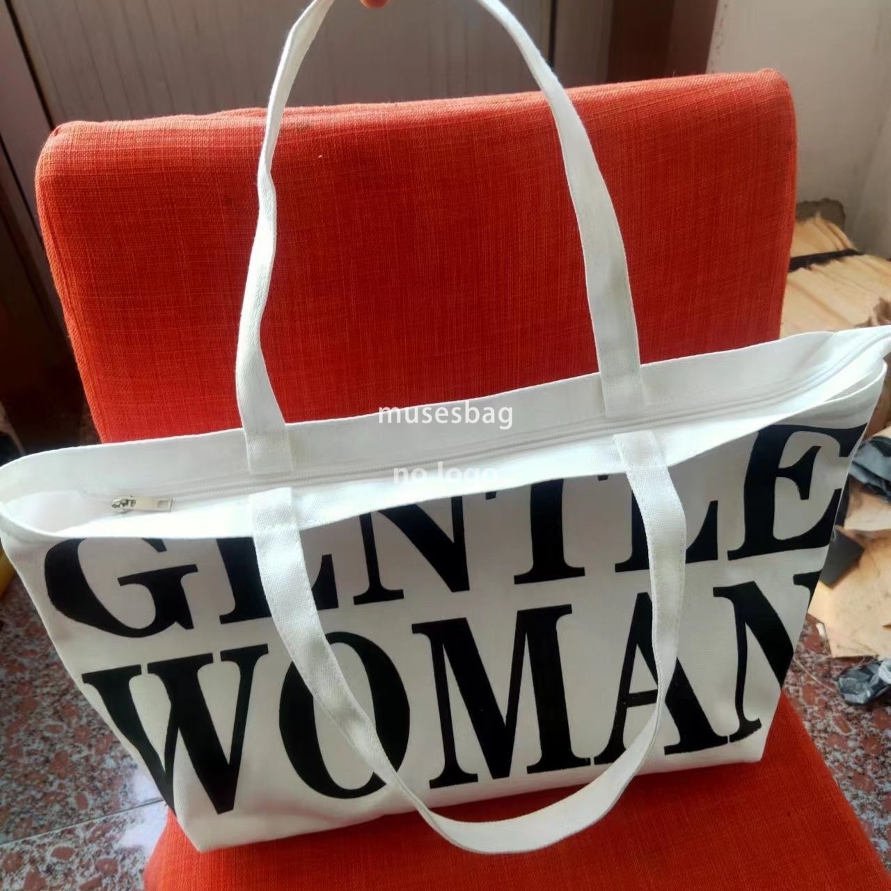 Women's large bag large capacity canvas bag Europe and the United States fashion all-in-one shoulder bag dual-use handbag shopping bag new