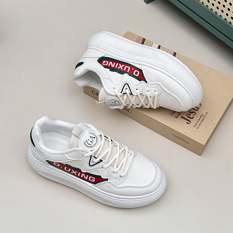 Ddmysports Autumn New Korean Edition Little White Instagram Student Sports And Leisure Street Shooting Shoes Female Thick Sole Eightened Q OUTDOOR