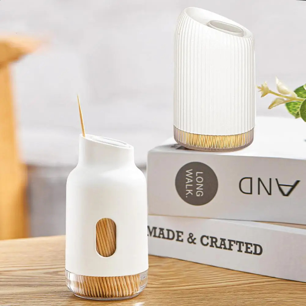 Portable Toothpick Holder Pocket Dispenser Life Toothpicks Home Bucket Convenient With 300pcs Storage B N2O8 240816