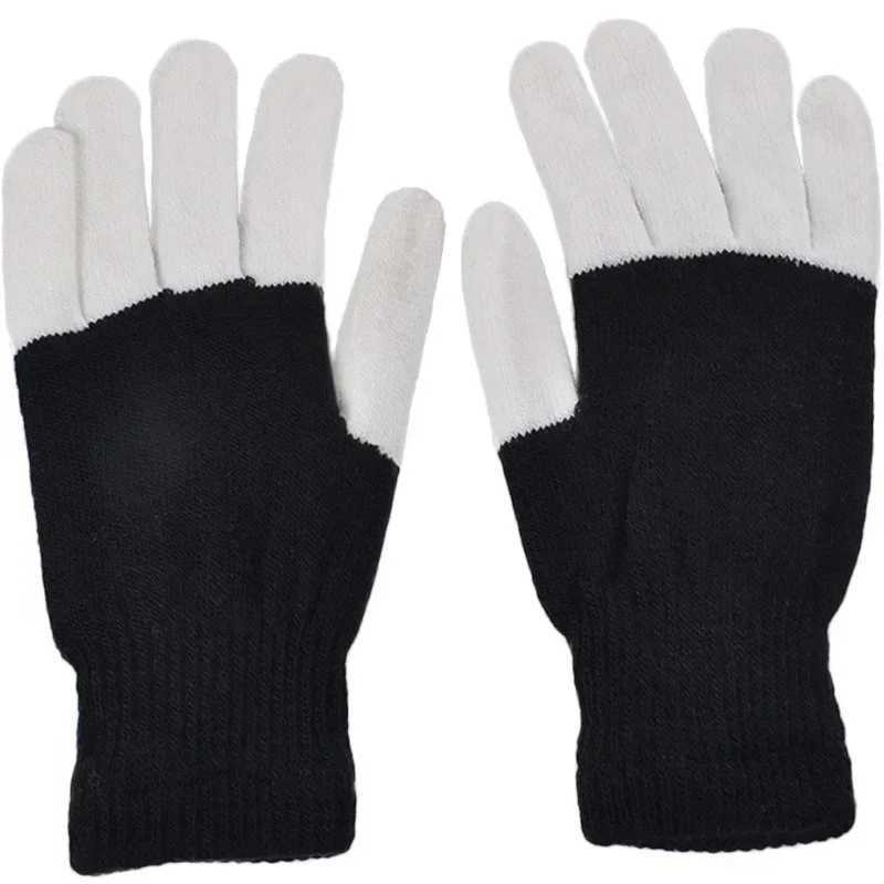 New Colorful Finger Glowing Glove for Kid Adult LED Light Flashing Magic Gloves Party Decoration Halloween Lighting Decor Y240817