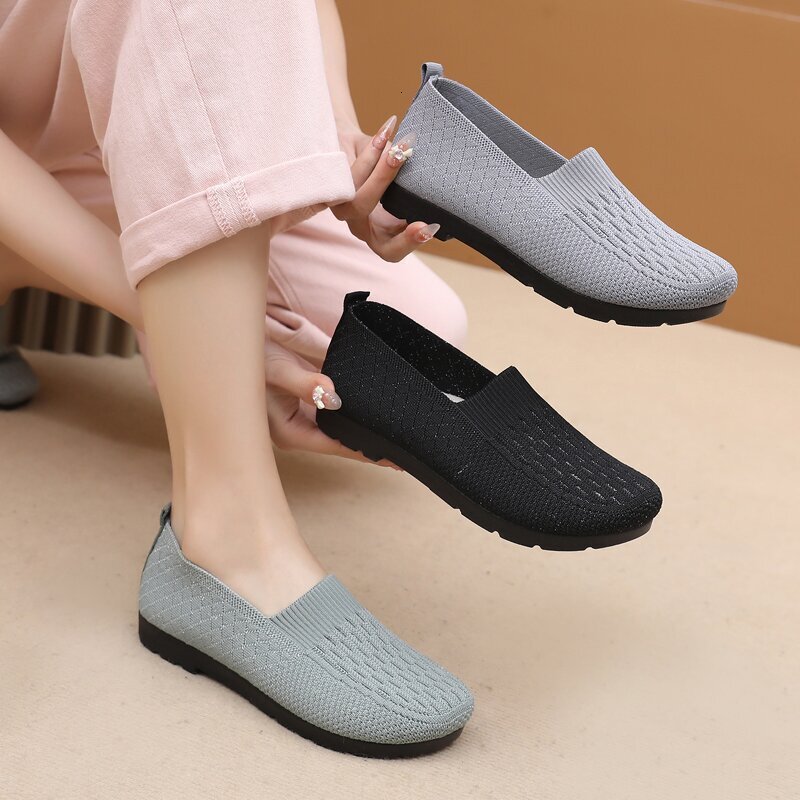 Ddmysports Middle Aged And Elderly Mother S Summer New Mugwort Old Beijing Cloth Women Casual Shoes OUTDOOR