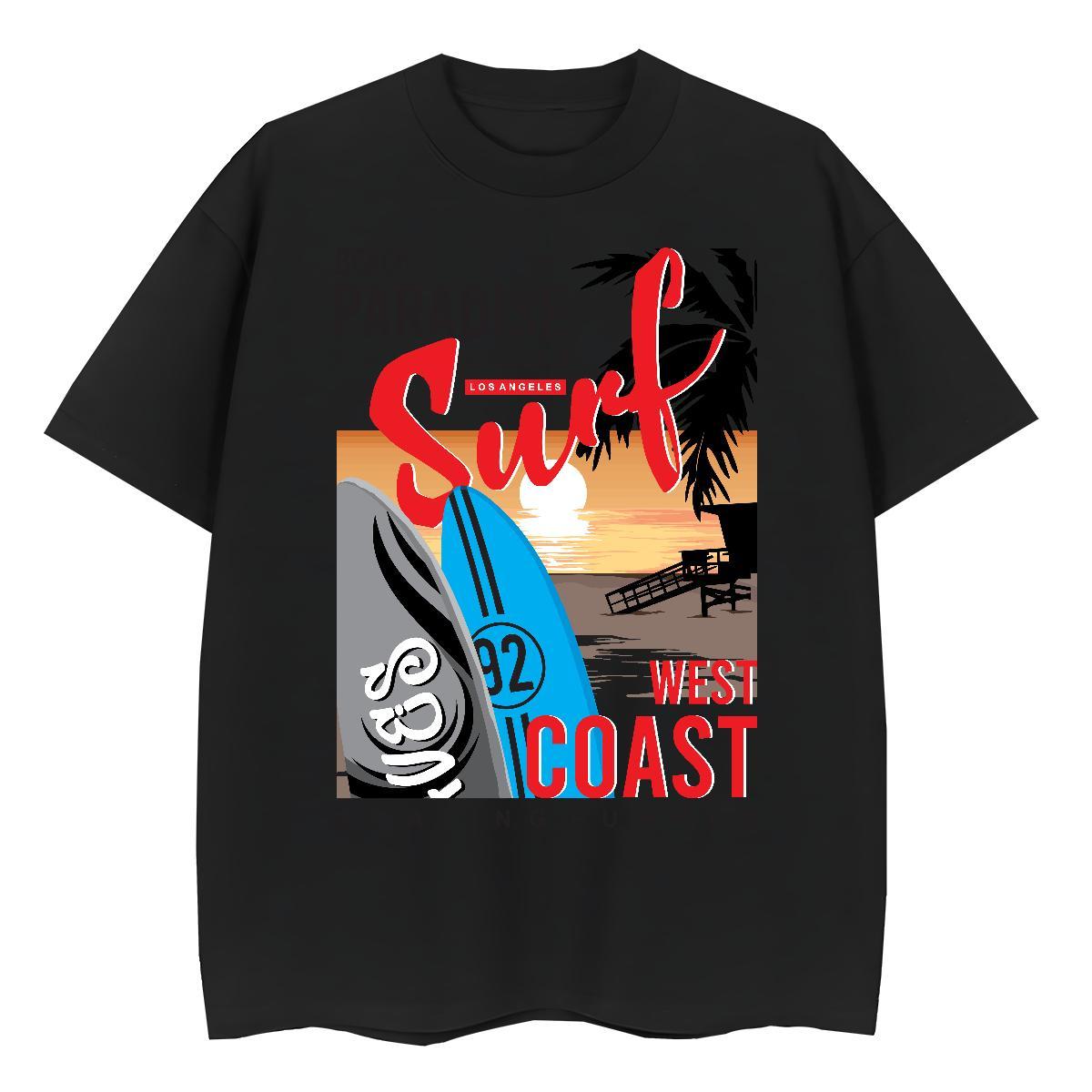 5A Woman Tshirt 100% Cotton 230g letter Outdoor Woman T Shirts Short Sleeve O-Neck Custom Printed Tees