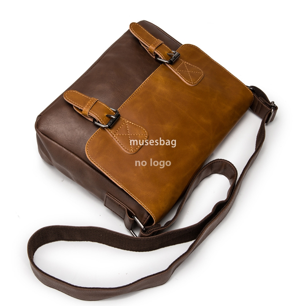 Men's shoulder bag Retro men's bag new street trend casual business messenger bag backpack crossbody bag
