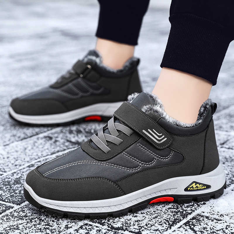 Ddmysports Cotton Autumn Winter New Walking Warm Mountaineering Shoes With Thick Velvet Snow Men S Boots OUTDOOR