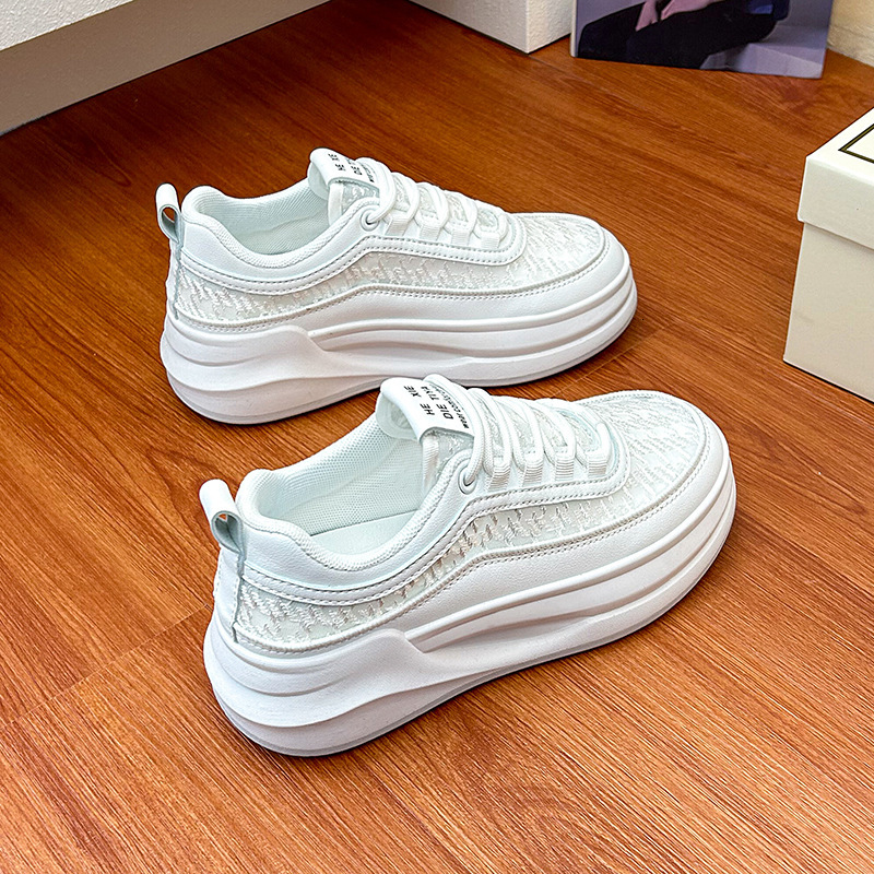 Ddmysports Spring New Instagram Korean Basic Little White Female Eightening Student Running Board Breathable Casual Shoes XT OUTDOOR