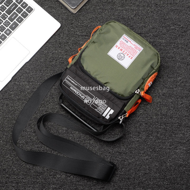 New men's shoulder bag fashion casual crossbody bag men's vertical handbag waterproof nylon bag small bag