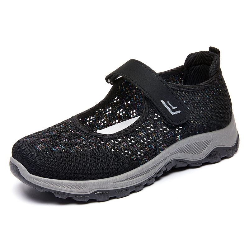 Ddmysports Mom S Spring Autumn New Mesh Women Old Beijing Cloth Middle Aged And Walking Shoes Soft Soled Elderly OUTDOOR