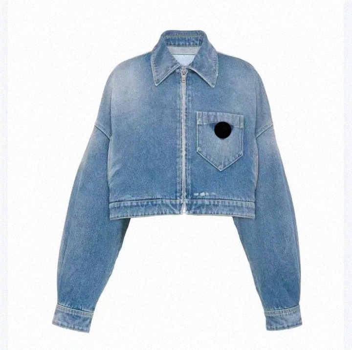 Denim jacket women Coat Designer Triangle Logo jackets Button Letters Autumn Style Slim for Lady Outfit Woman Jeans Classcia Windbreak m9qR#