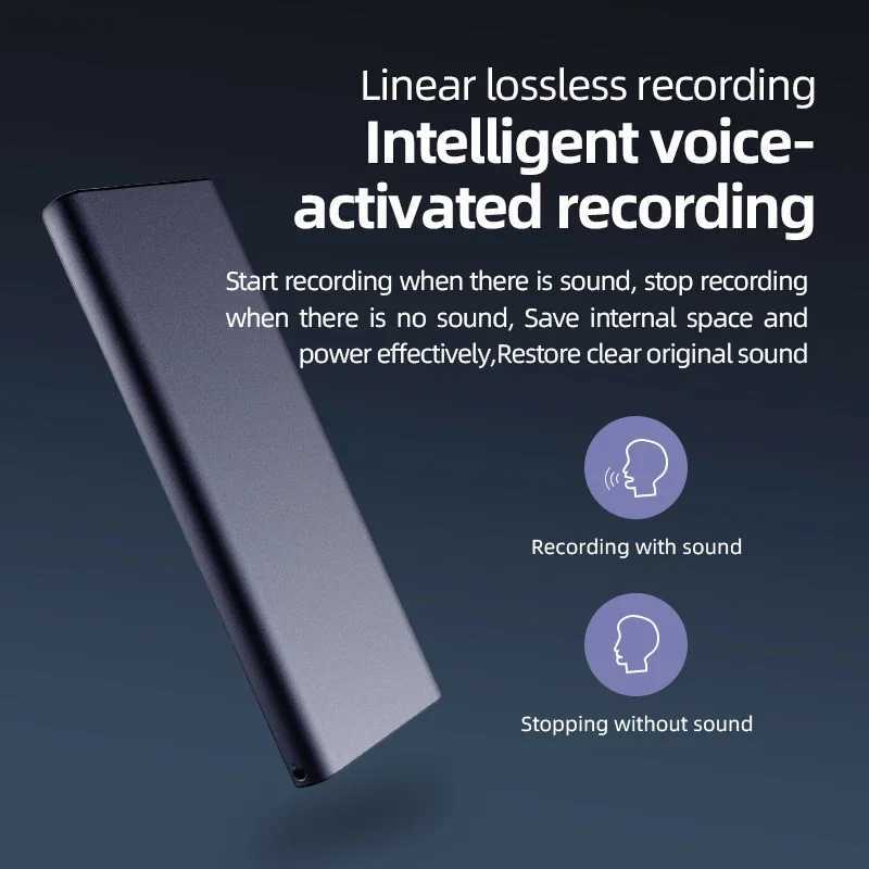 Mini Digital Voice Recorder Badge Dictahine 8/16/32GB USB Drive Pen Brooch Sound Record Activated Noise Reduce MP3 Player B240817