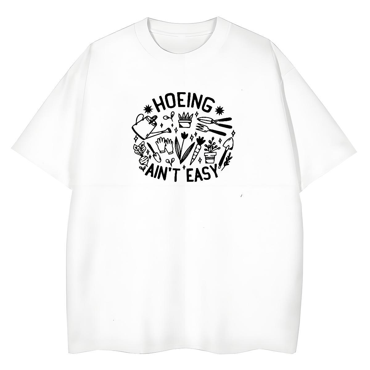 Lady Women Tees 230g Cotton letter Spring Summer Women T Shirts Crew Neck Cartoon Floral Printing Tops Tees