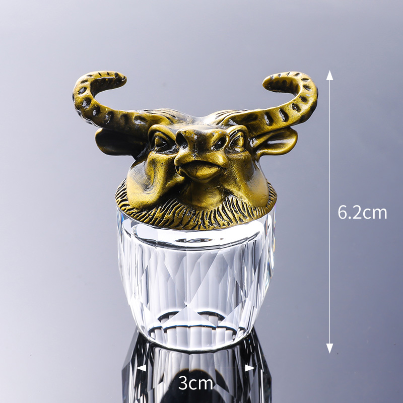 Hot twelve zodiac wine glasses light luxury glass glasses separate white wine cups