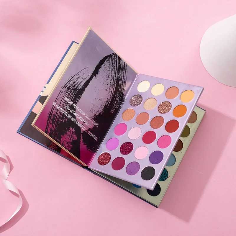 72 Colors Eyeshadow Palette Three-layer Book Shape Matte Glitter Highlighter Pearlescent Powder Charming Eyes Make Up CosmeticsCI240812