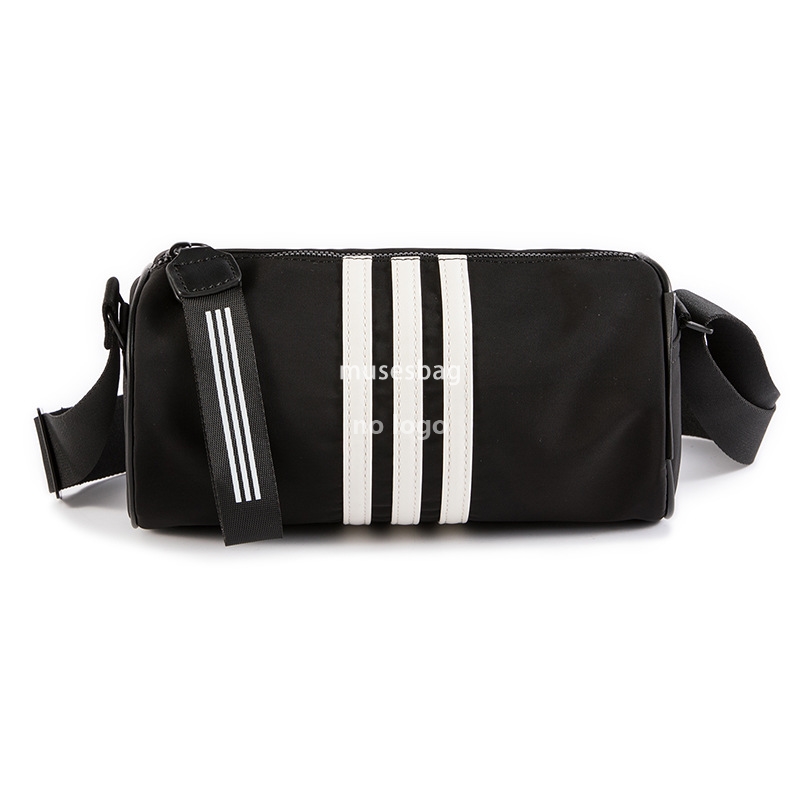 Korean fashion men's and women's cyder personality everything simple mobile phone niche striped small body casual crossbody bag 668a