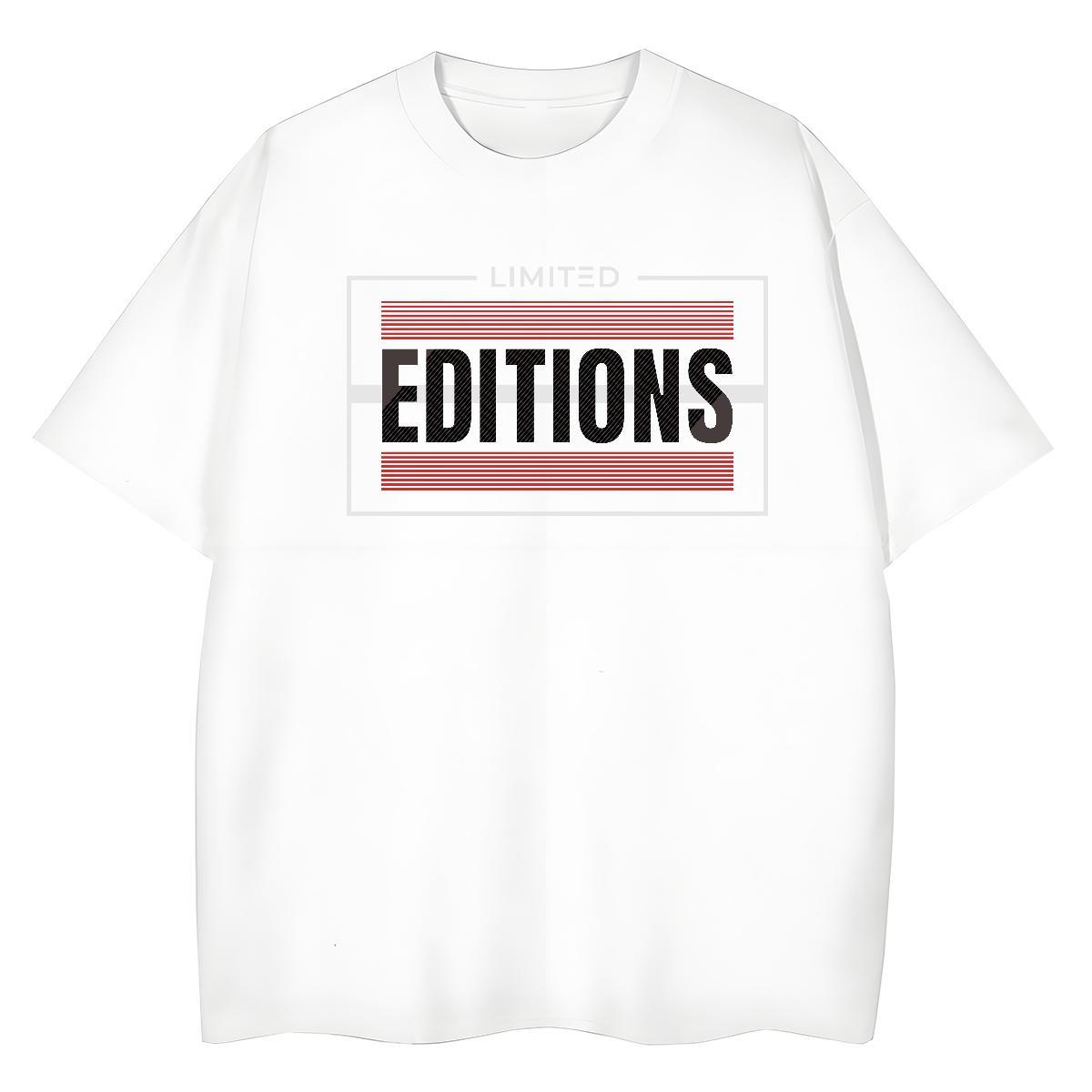 Unisex Women Tshirts 230g 100% Cotton letter Sports Casual T Shirt For Woman Breathable Crew Neck Custom Print Oversized Clothes Shirt