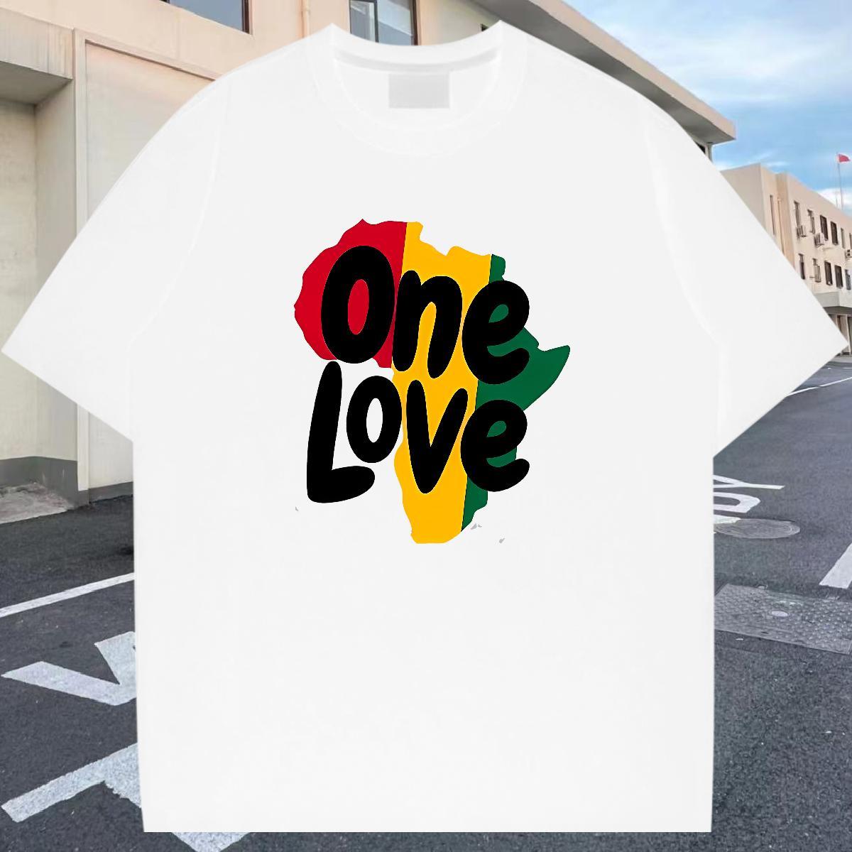 TOP Quality T-Shirts for Men 230g 100% Cotton letter Sports Casual Floral Print O Neck Short Sleeves Men Tops Tees 2024 Designer Tops Shirt