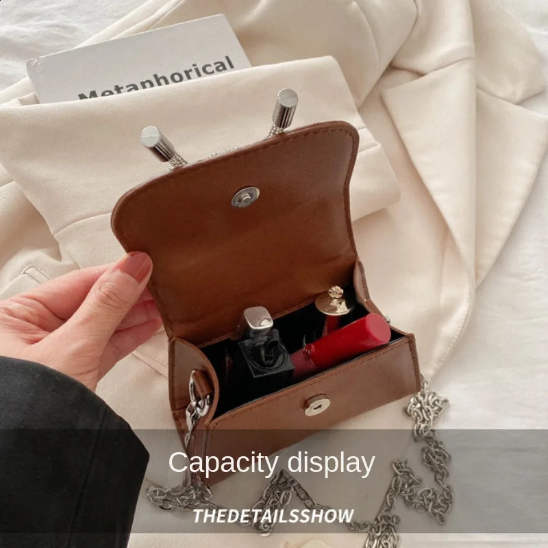 Bow n Solid Color Mini Shoulder Bag PU Leather Flap Crossbody Bags for Women 2024 Fashion Female Chain Purse and Handbags 240816