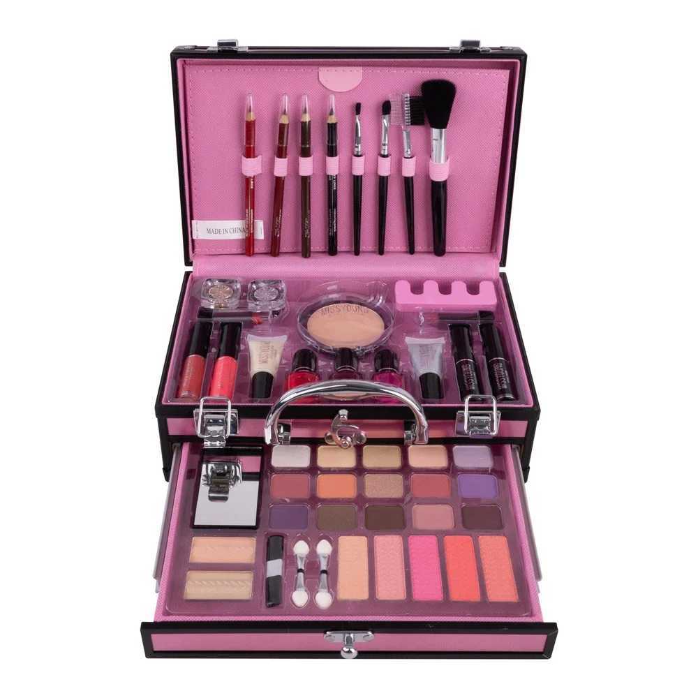 Professional Makeup Set Box Suitcase Make up Kit Lipstick Makeup Brushes Nail Polish Set Cosmetic For Makeup Eyeshadow PaletteCL240812