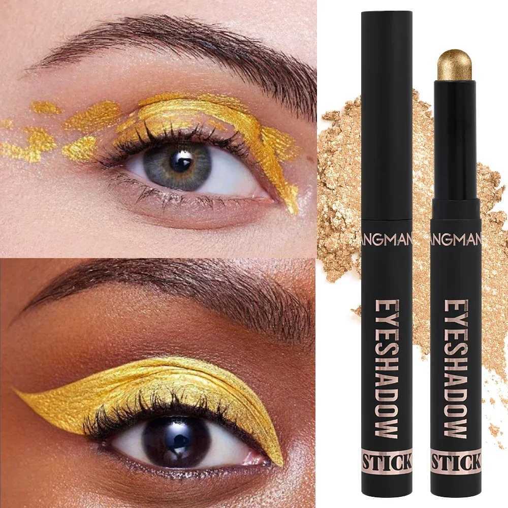 8 Color Lescent Eyeshadow Stick Highlighter Eyeshadow Pencil Waterproof Glitter Matte Nude Eye Shadow Pen Sparkly Eye MakeupW250217