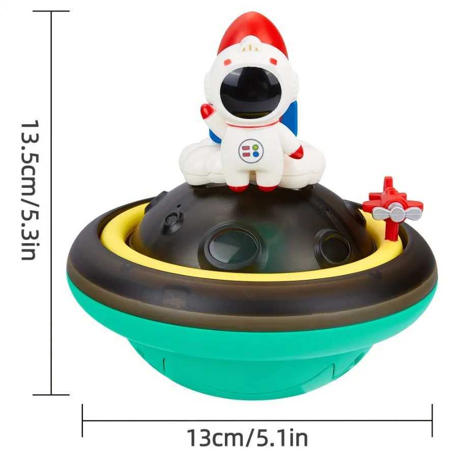 Astronaut baby bath toys Childrens spray water toys Rotate and light baby bath toysW240814
