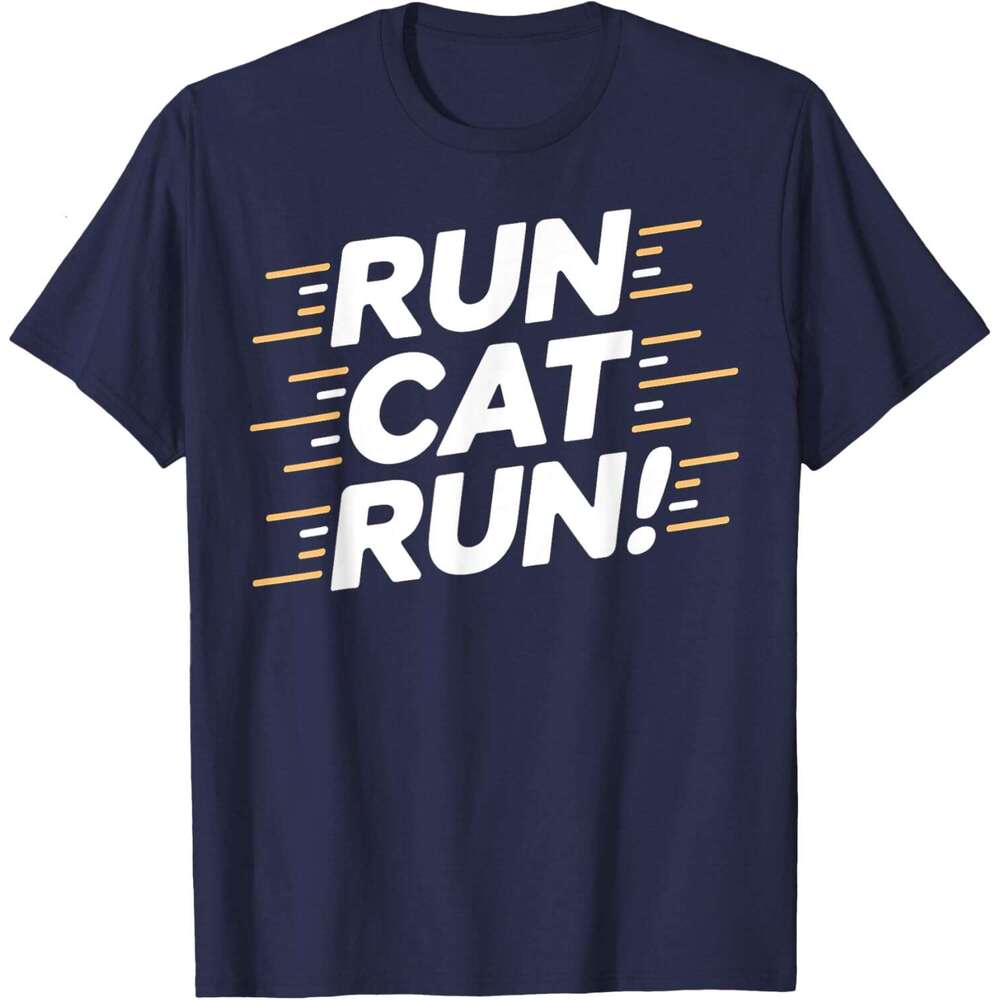 2025S Fashion Designer T Shirt For Mens Cat Runner Jogging Sprinter Marathon T Shirt Shirts Tshirt Graphic Tee Casual Tops Clothes Short Sleeve