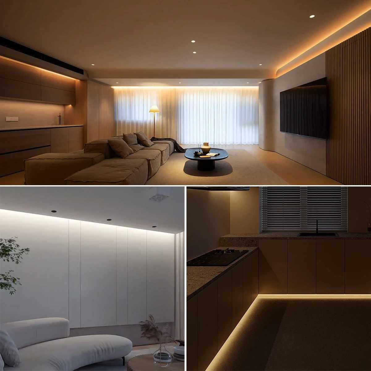 10M Tuya Smart WiFi COB Neon LED Strip Light 320leds/M Silica Gel Tube LED Lights Tape Bedroom Wall Kitchen Cabinet Backlighting CL240815