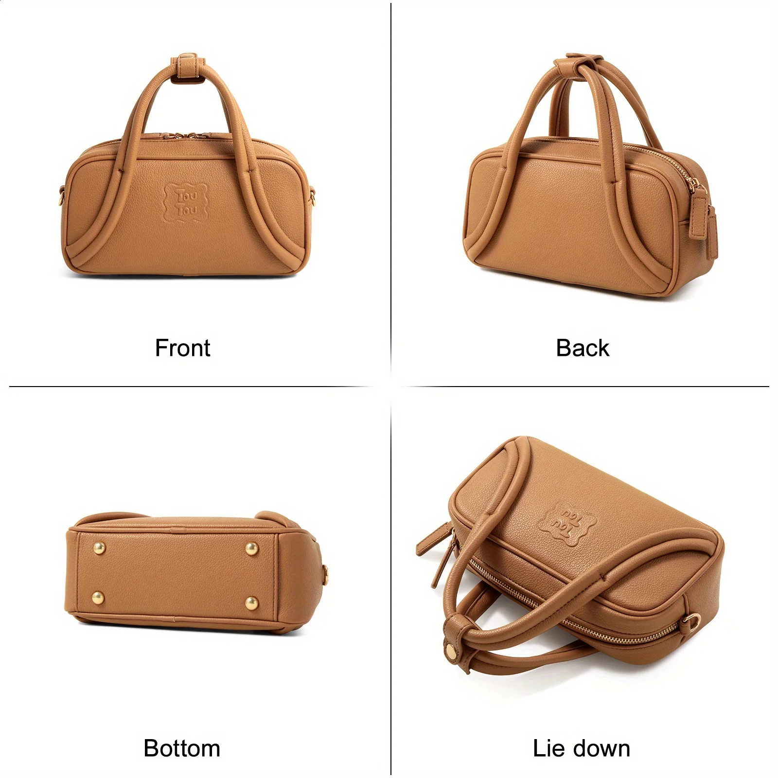 TOUTOU Fall and Winter Handbag y Retro Ladies Shoulder Bag Daily Travel Use Boston 240817