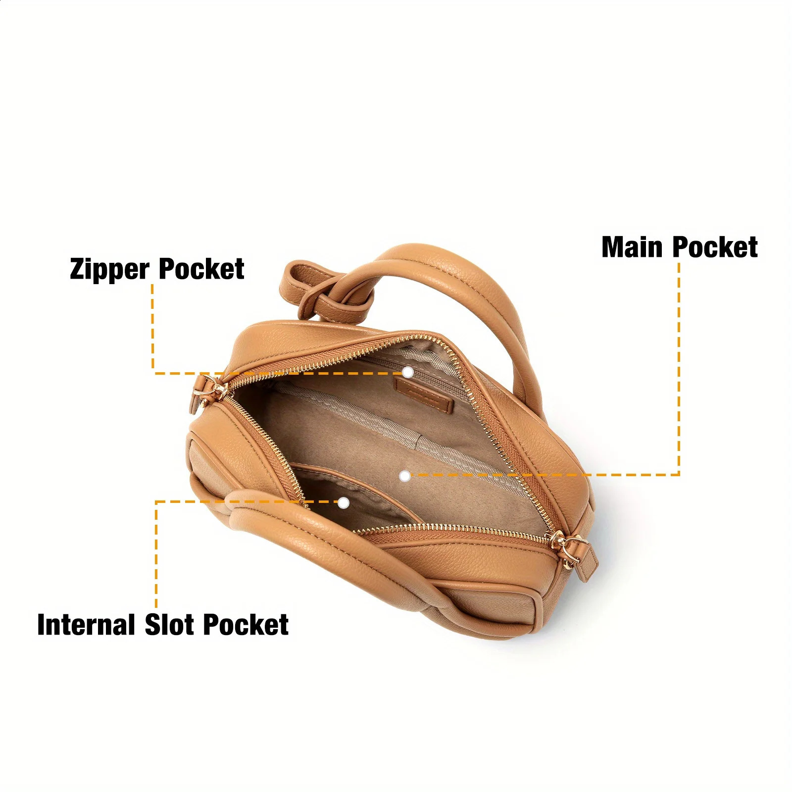 TOUTOU Fall and Winter Handbag y Retro Ladies Shoulder Bag Daily Travel Use Boston 240817