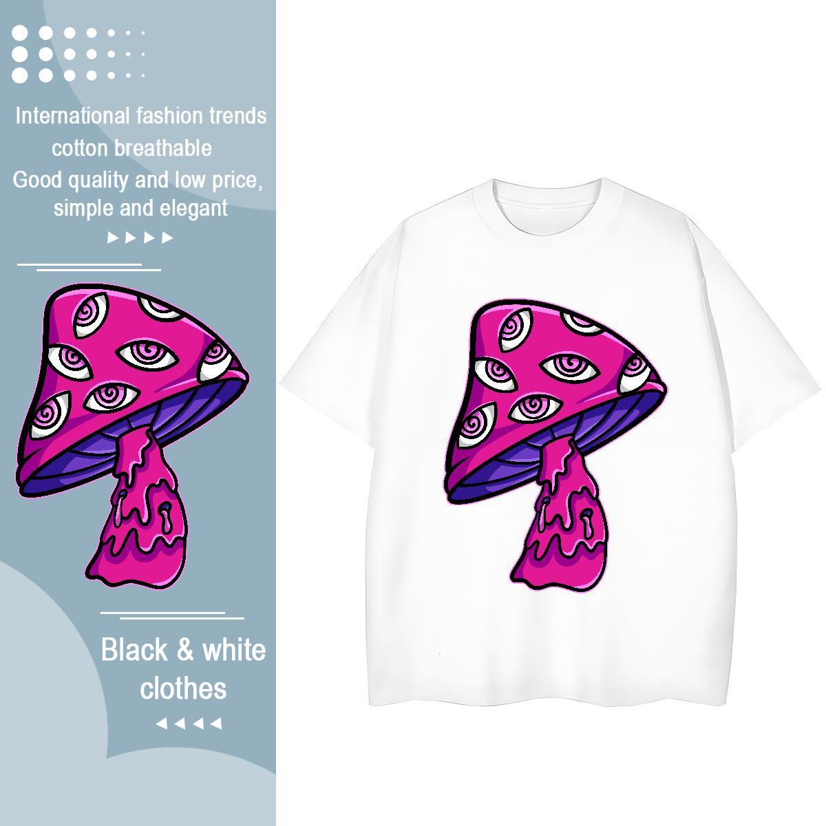 2024 DIY Women T Shirts Short sleeve Soft 230g 100% Cotton Women Tshirts Oversized L-4XL ET Casual Nice Tops