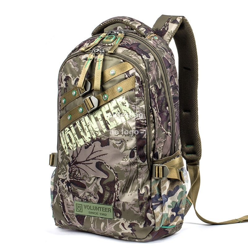 Fans men's backpack new Hualandere outdoor sports backpack mountain travel bag tactical canvas bag