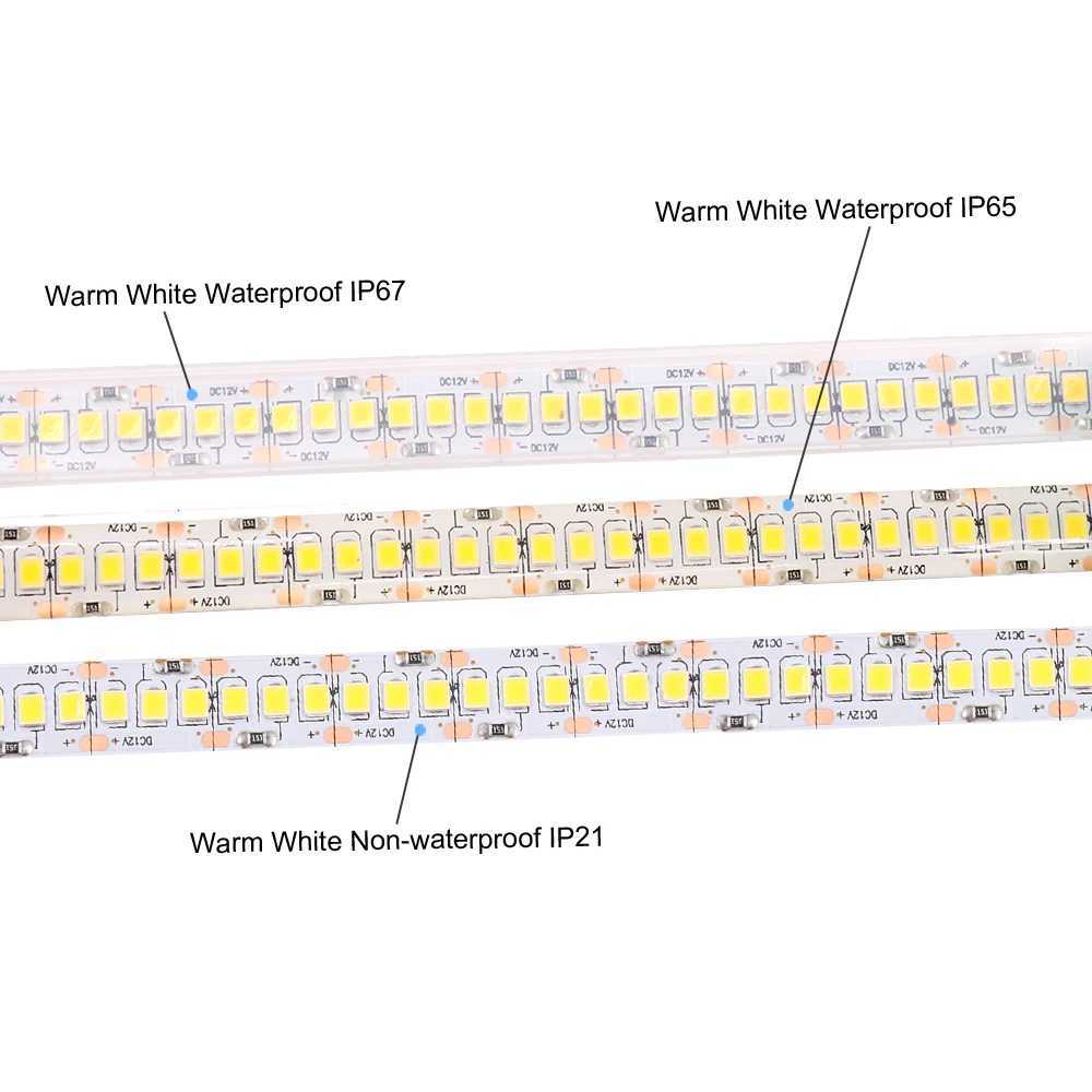 5m LED Strip Lights 24V 12V 2835 240LED Flexible Led Tape Light Super Bright IP65 Waterproof Orange Warm Cold Natural White CL240815