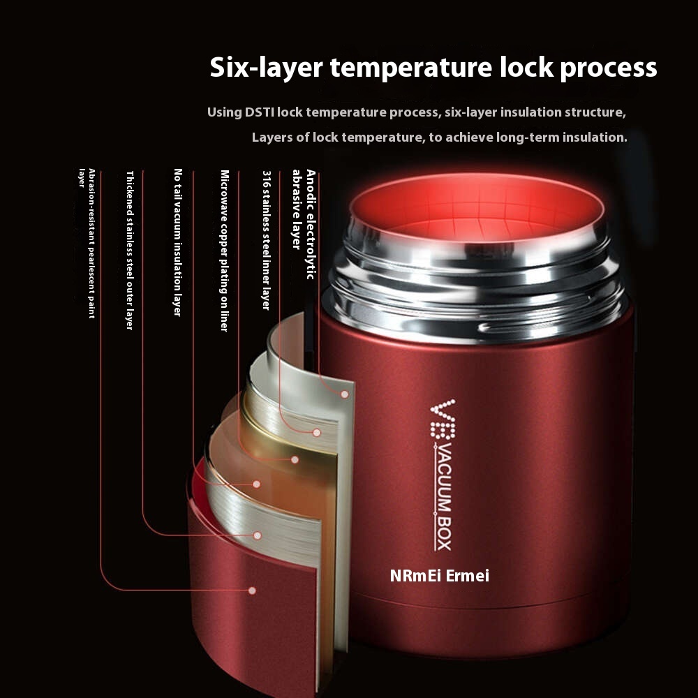 Portable Large Capacity Thermal Container - Perfect for Stews and Soups