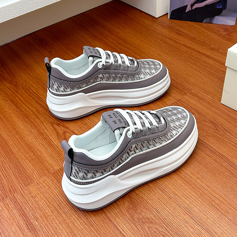 Ddmysports Spring New Instagram Korean Basic Little White Female Eightening Student Running Board Breathable Casual Shoes XT OUTDOOR