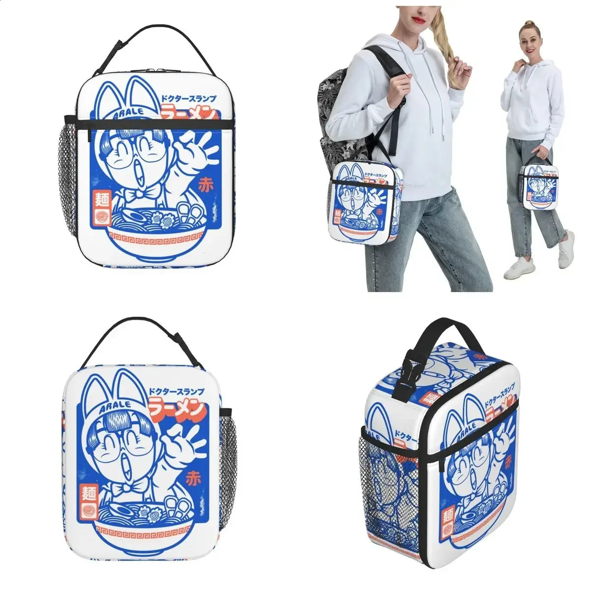Arale From Dr Slump Thermal Insulated Lunch Bags Work Portable Box for Lunch Thermal Cooler Lunch Box 240816