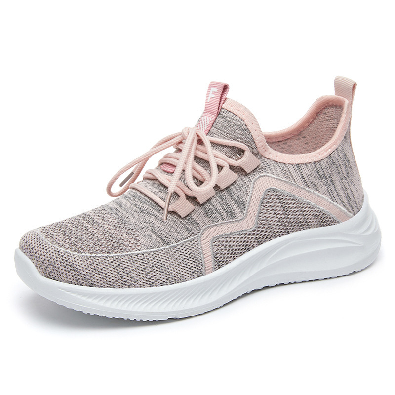 Ddmysports Women S New Autumn Style Flying Woven Sports And Leisure Women Fashionable Mother Shoes Old Beijing Cloth OUTDOOR