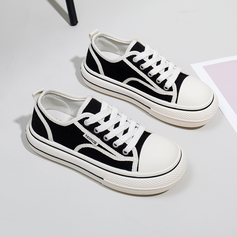 Ddmysports Summer New Korean Canvas For Female Students Wearing Thick Sole Casual Instagram Trendy Board Women S Shoes BR OUTDOOR