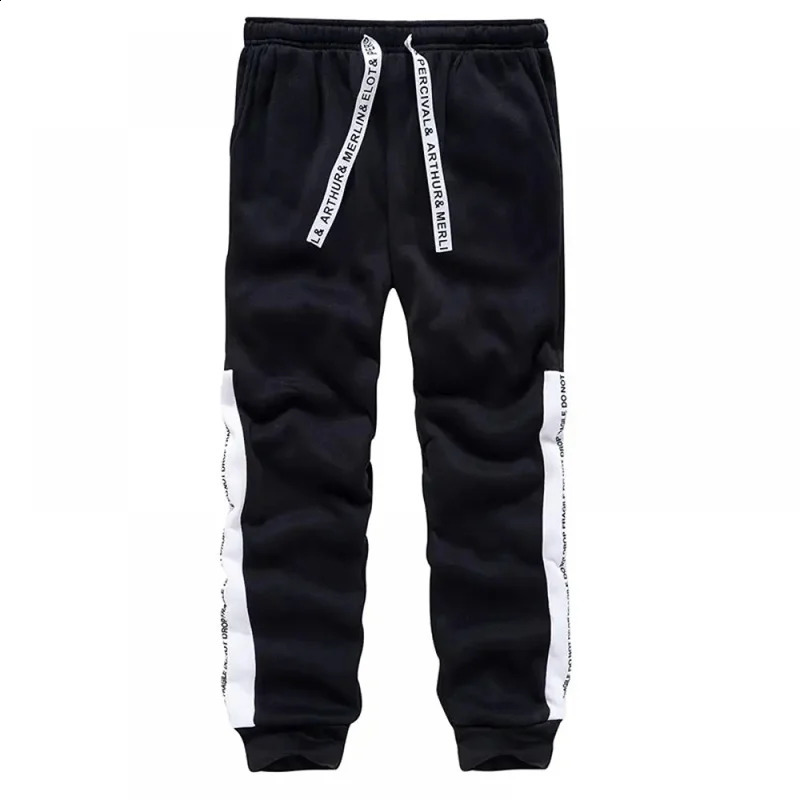 Spring Autumn Fashion Trend Two-Piece Mens Casual Comfortable Large Size Sports Suit Black White Set Tracksuit 240821