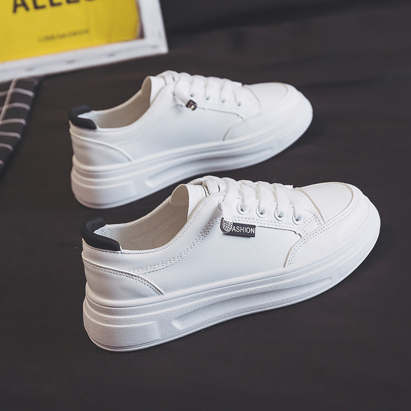 Ddmysports Spring New Instagram Korean Edition Little White Women S Trendy Student Thick Sole Songcake Casual Board Shoes Street Shoot K OUTDOOR