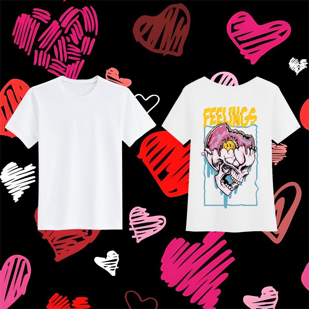 Designer T Shirts Men 230g Cotton skull Spring Summer Customized O Neck Short Sleeves Men Clothes T-Shirt New Arrival Wear