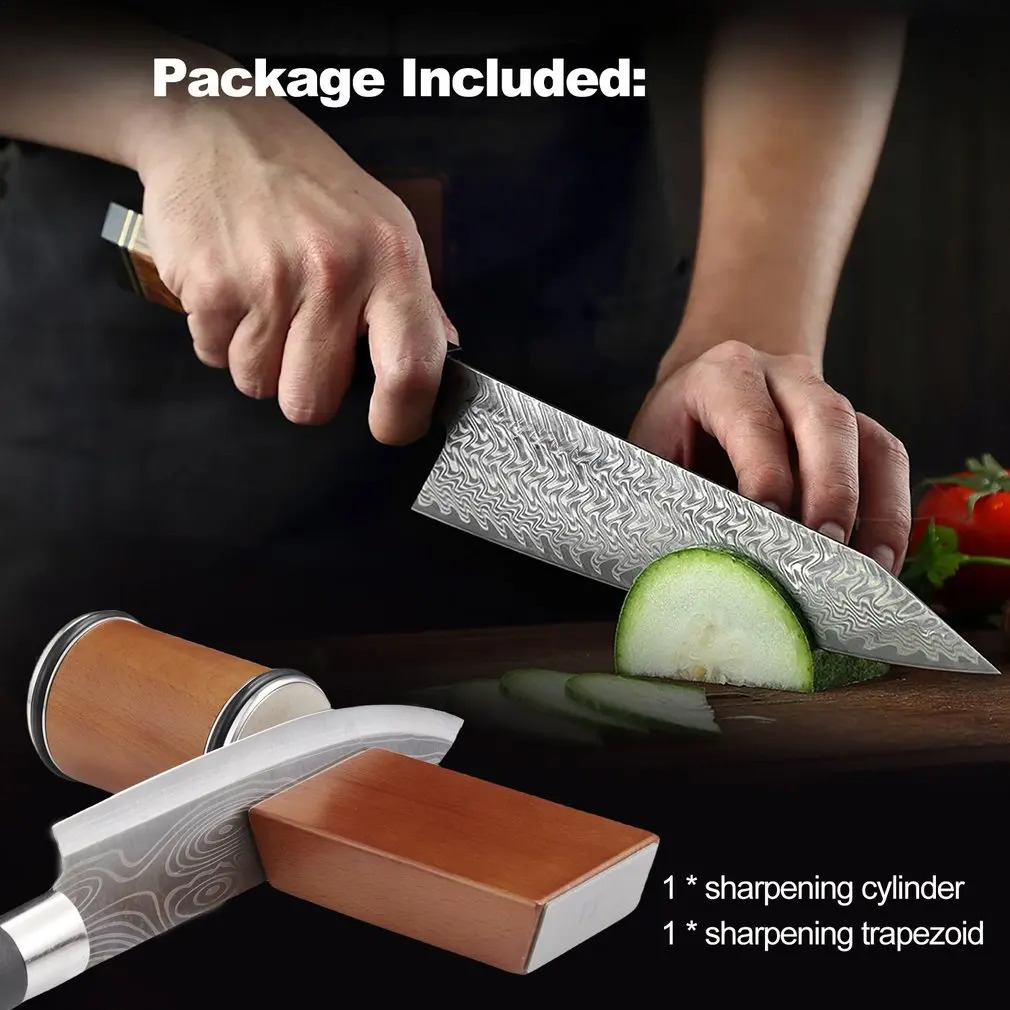 type of hob sharpener kit magnetic knife holder with adjustable angle cylindrical set kitchen ceramic polishing disc tools 240817