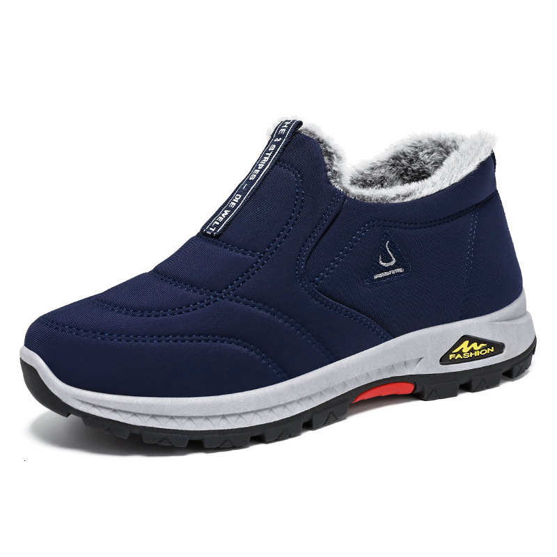 Ddmysports Winter Downstream Middle Aged People With Added Velvet Thickened Boots For The Elderly A Pair Of Winter Cotton Men S Shoes And OUTDOOR